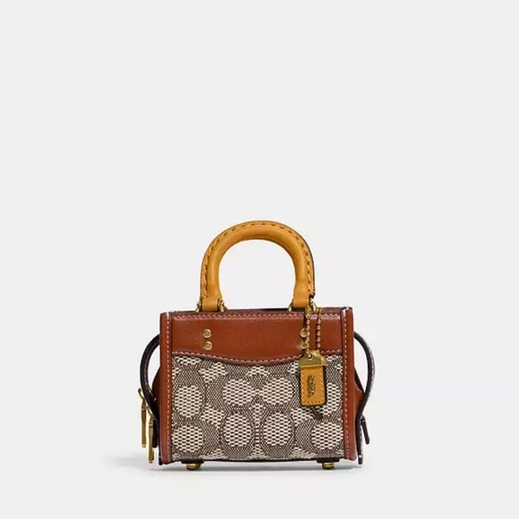 Coach Rogue Bag 12 In Signature Textile Jacquard mini - Picture 15 of 15